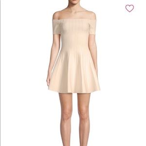 Ronny Kobo Karin dress Ivory off shoulder large